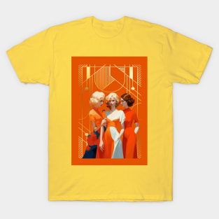 Three art deco women T-Shirt